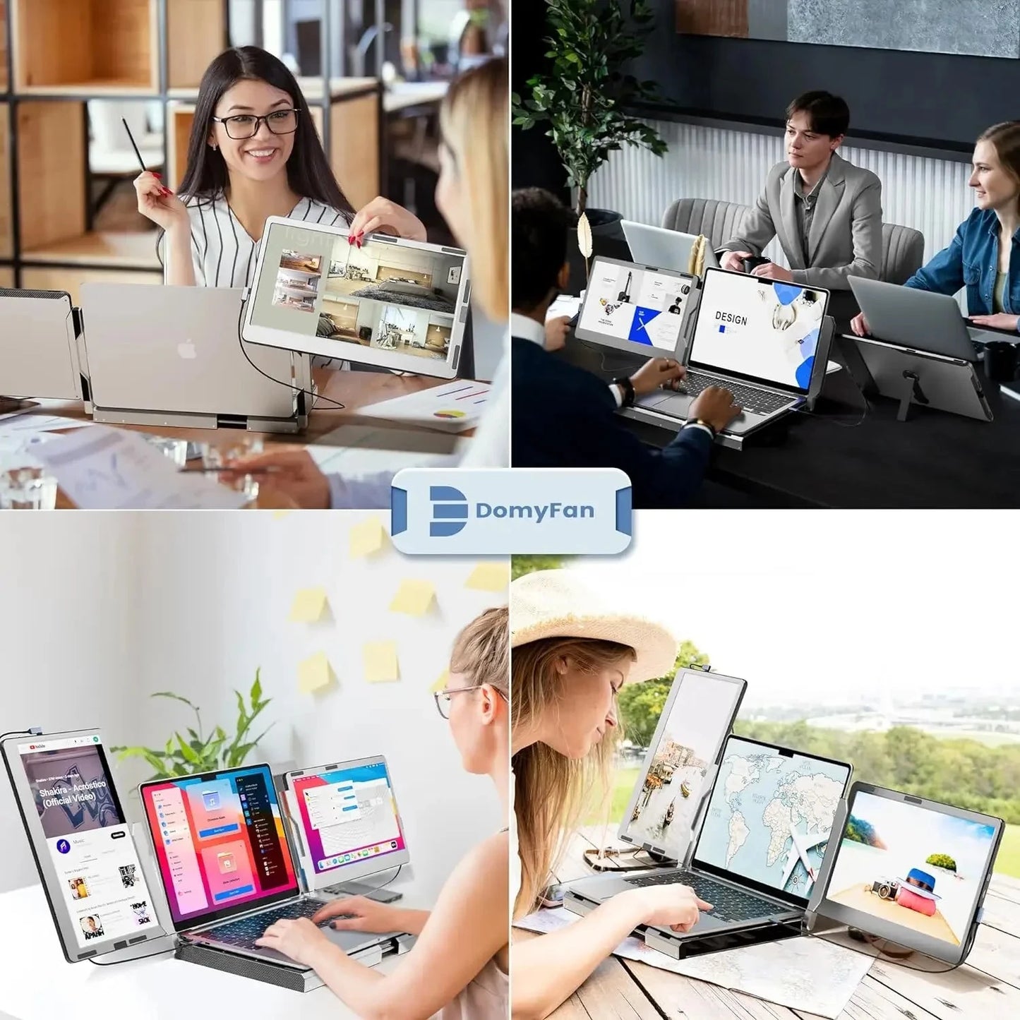 14" FHD 1080P IPS Triple Laptop Screen Extender FHD 1080P IPS Monitor - Suez Tech Port