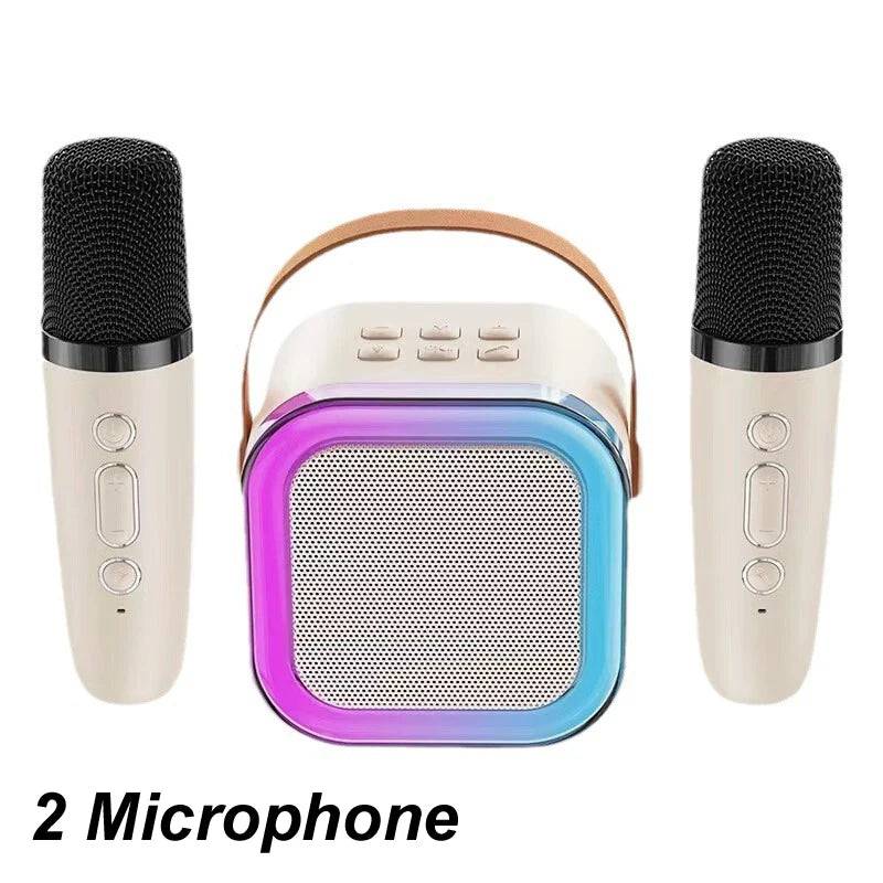 K12 Wireless Microphone Karaoke Machine with Bluetooth Speaker - Suez Tech Port