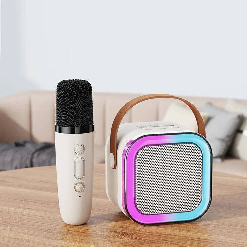 K12 Wireless Microphone Karaoke Machine with Bluetooth Speaker - Suez Tech Port