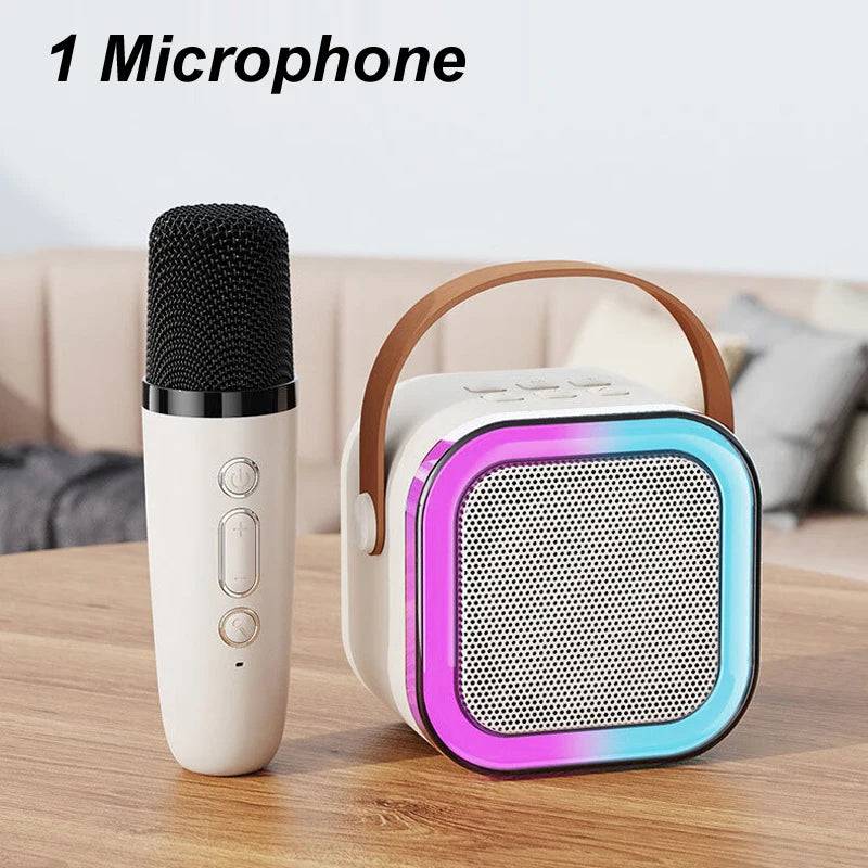 K12 Wireless Microphone Karaoke Machine with Bluetooth Speaker - Suez Tech Port