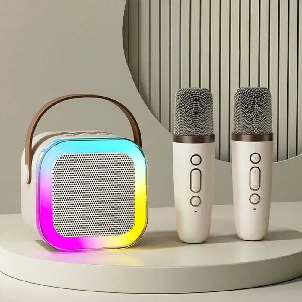 K12 Wireless Microphone Karaoke Machine with Bluetooth Speaker - Suez Tech Port