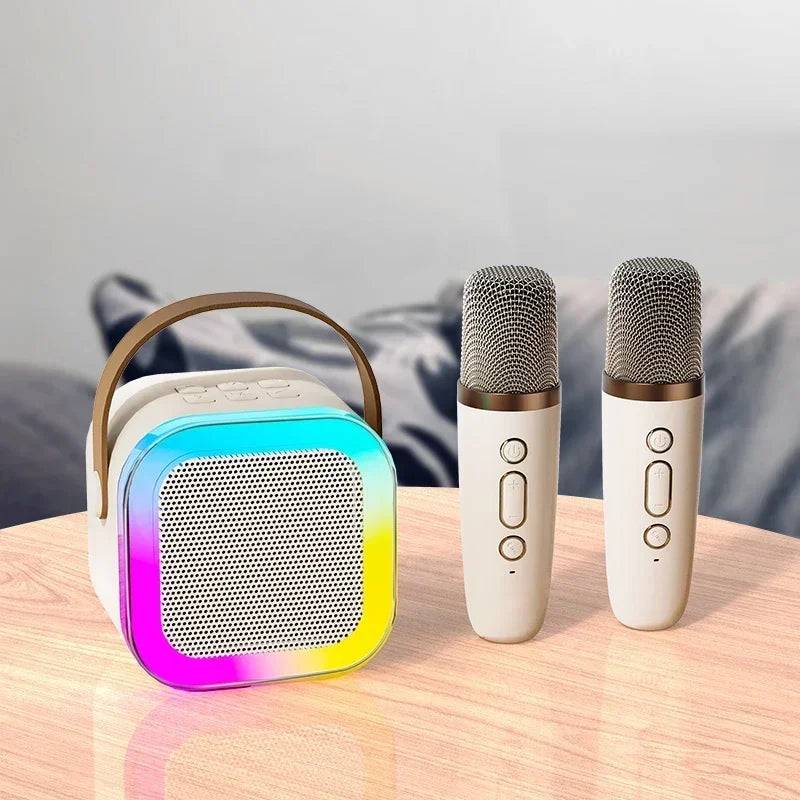 K12 Wireless Microphone Karaoke Machine with Bluetooth Speaker - Suez Tech Port