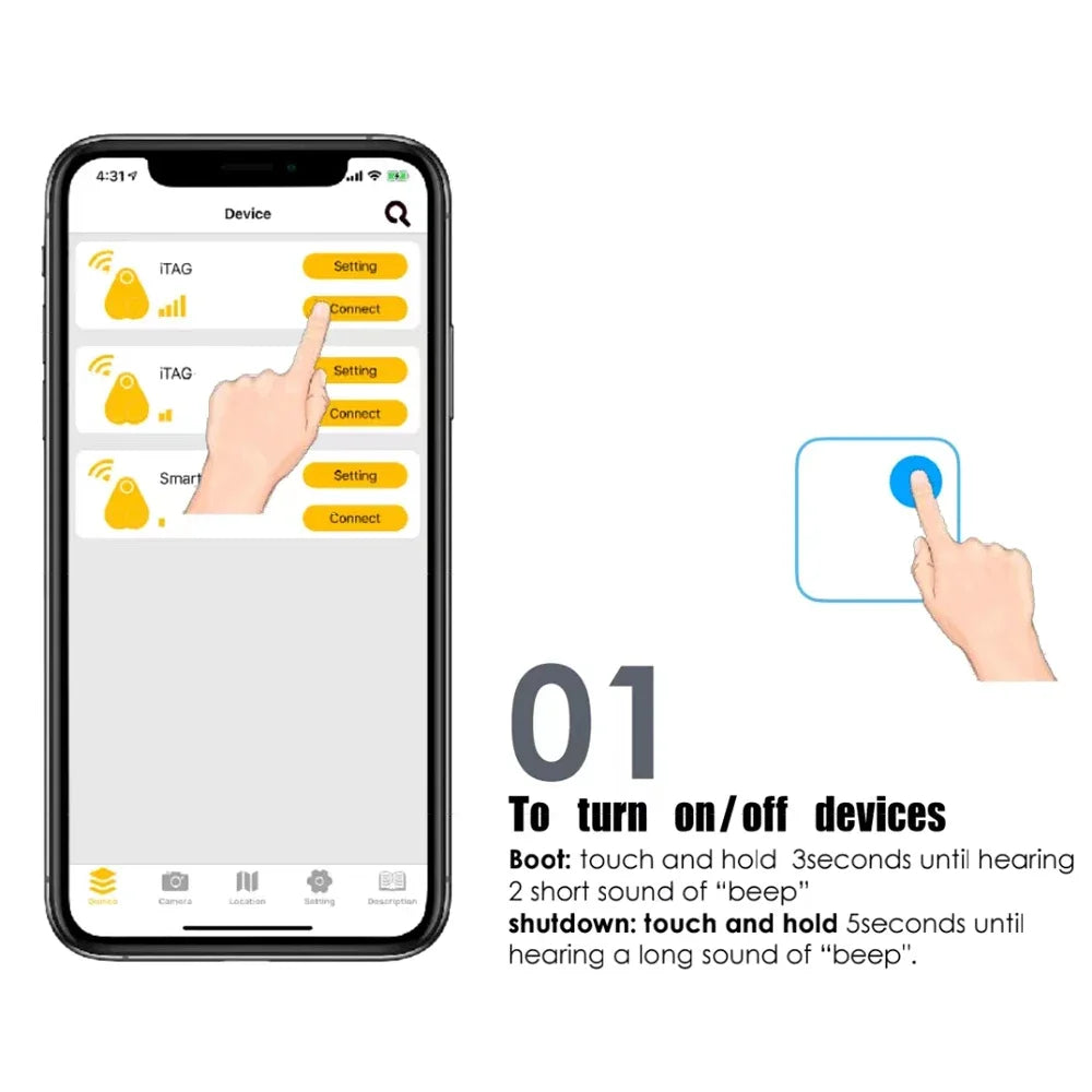 Smart GPS Track location with APP for Cat Dog Bird - Suez Tech Port