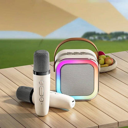 K12 Wireless Microphone Karaoke Machine with Bluetooth Speaker - Suez Tech Port
