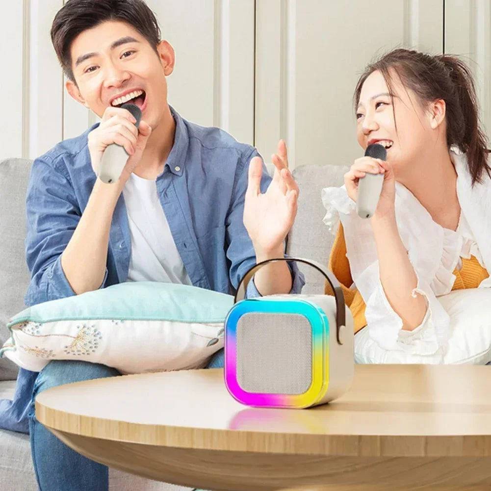 K12 Wireless Microphone Karaoke Machine with Bluetooth Speaker - Suez Tech Port