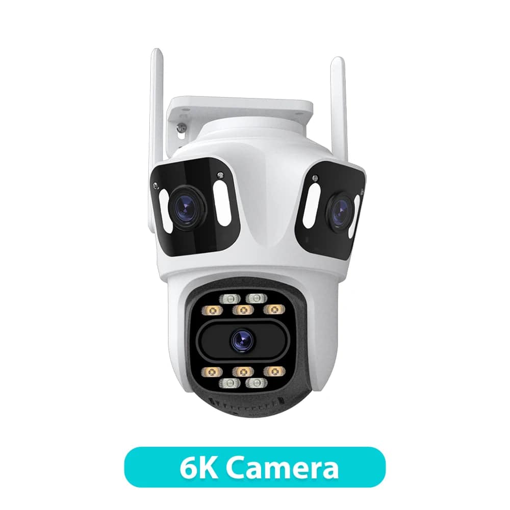 6K HK Three Lens Security Camera - Suez Tech Port