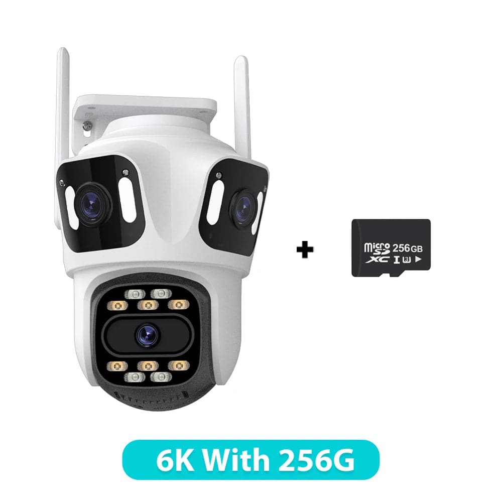 6K HK Three Lens Security Camera - Suez Tech Port