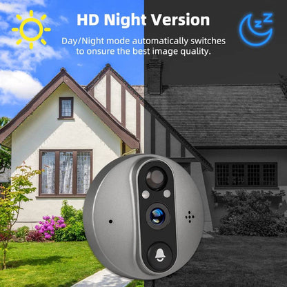 Tuya Door Bell Magic Eye Camera with Peephole Viewer - Suez Tech Port