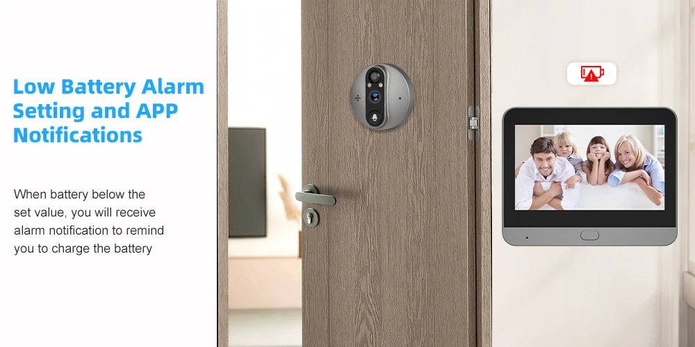 Tuya Door Bell Magic Eye Camera with Peephole Viewer - Suez Tech Port