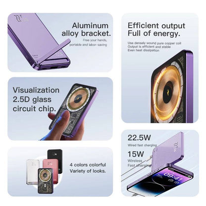 Aluminum Alloy Macsafe Power Banks - Suez Tech Port