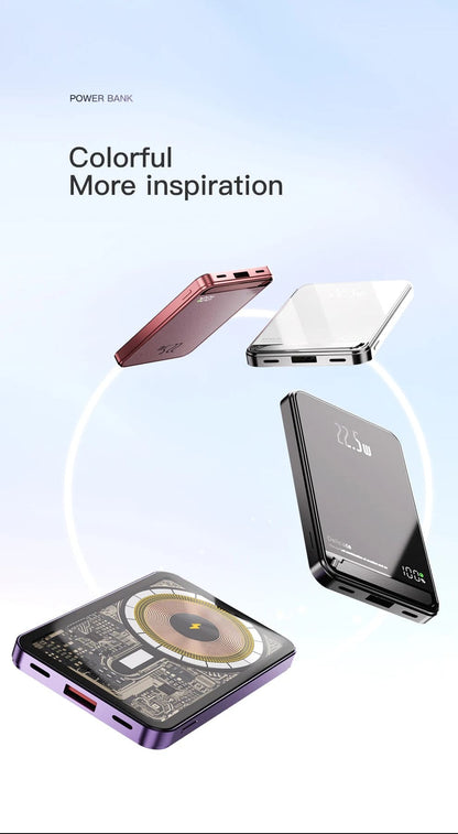 Aluminum Alloy Macsafe Power Banks - Suez Tech Port