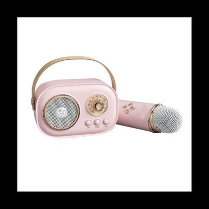 Mini Wireless Home Karaoke with Microphone and Speaker Set - Suez Tech Port