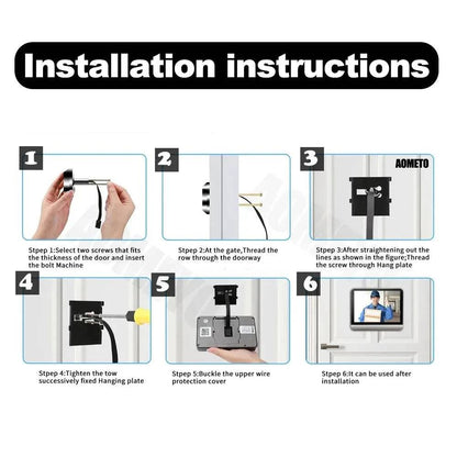 Tuya Wide Angle Doorbell Camera with Peephole Camera - Suez Tech Port