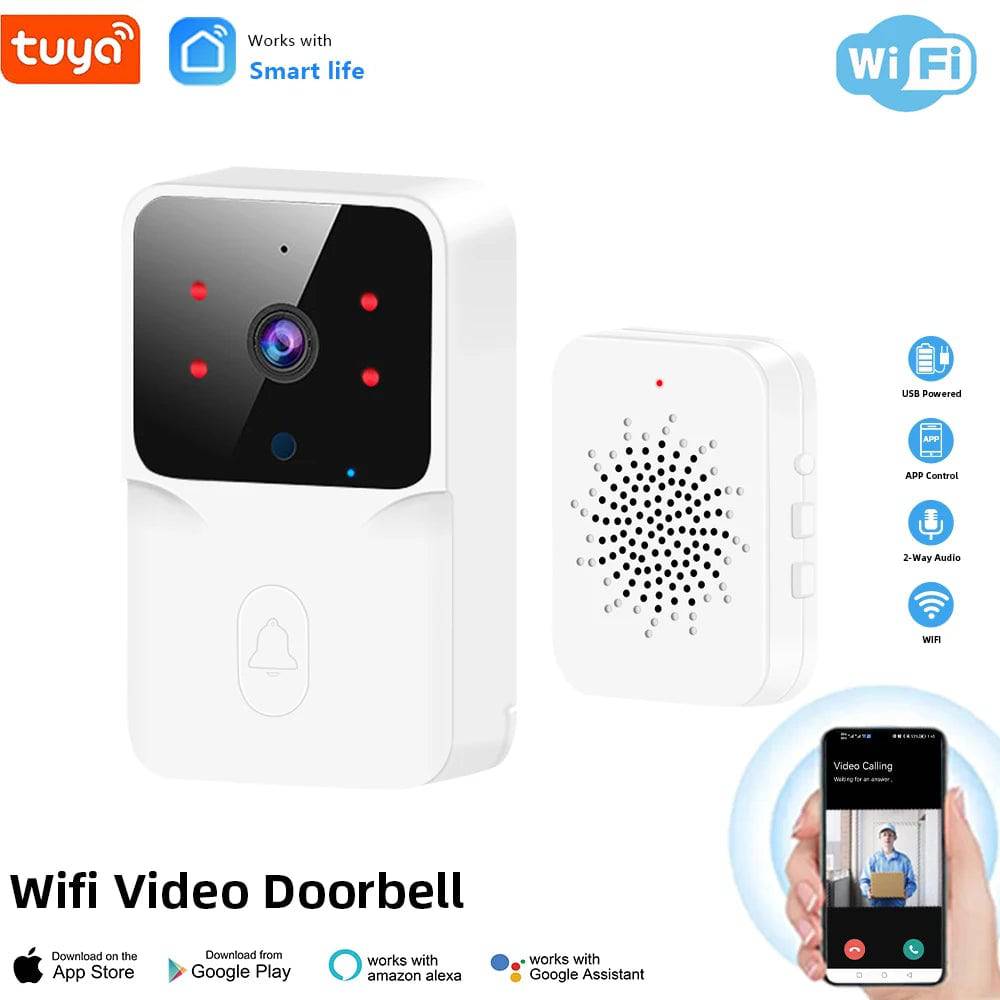 Tuya Essential Doorbell Camera with Alexa Google - Suez Tech Port